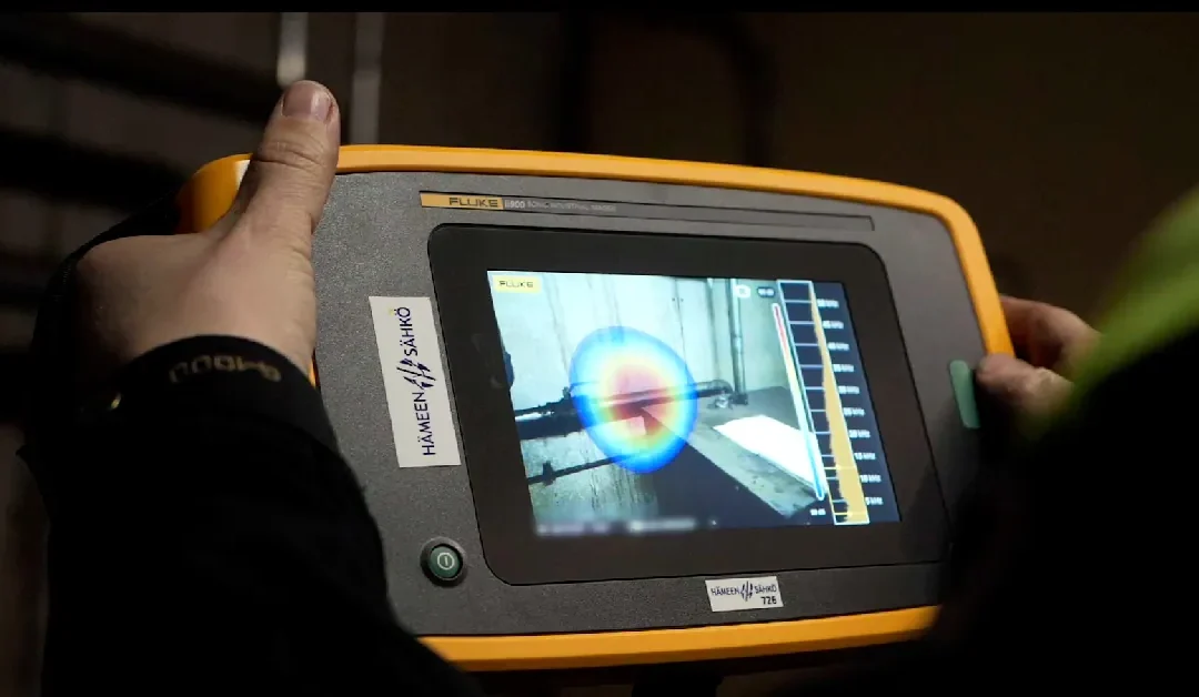 Paineilmajärjestelmän vuoto paljastuu kuvaamalla – säästä energiaa ja lisää toimintavarmuutta